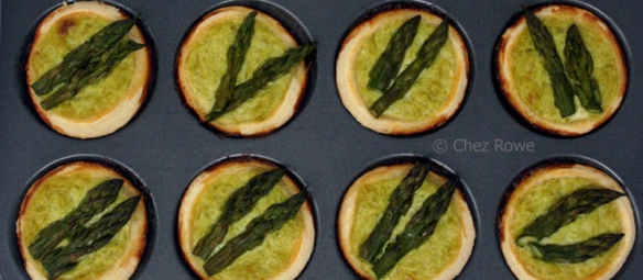 asparagus tartlets – tartellette agli asparagi